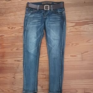 Women's Gogo Star Blue Ankle Jeans Size 7